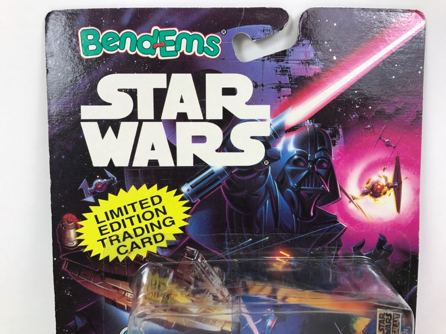 STAR WARS Bend-Ems With Limited Edition Trading Card R2-D2 Topps Just Toys 1994 12363  New On Card [Photo 2]