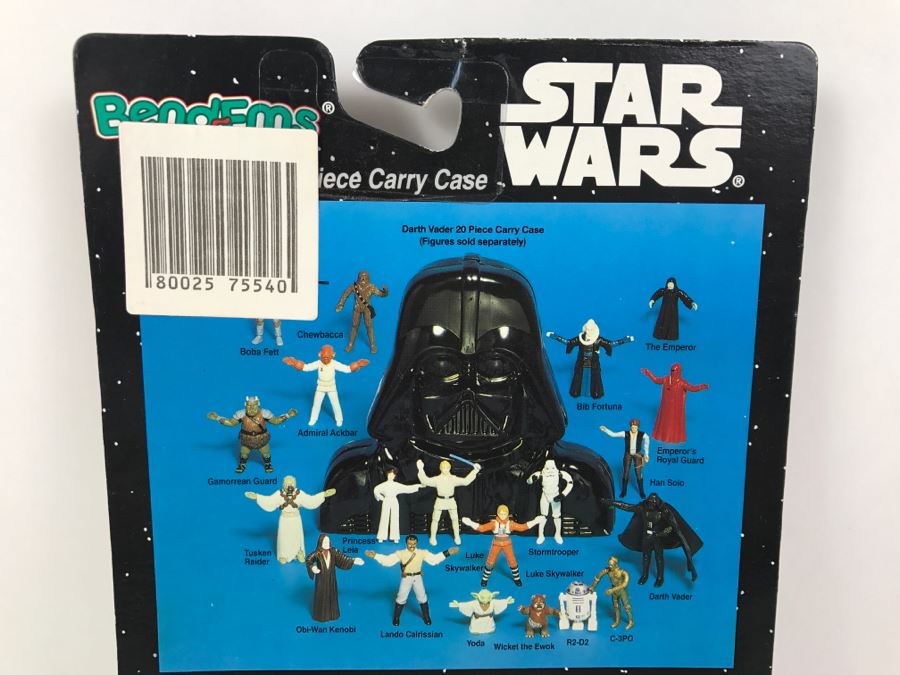 STAR WARS Bend-Ems With Limited Edition Trading Card Obi Wan Kenobi Topps Just Toys 1994 12454 New On Card [Photo 8]
