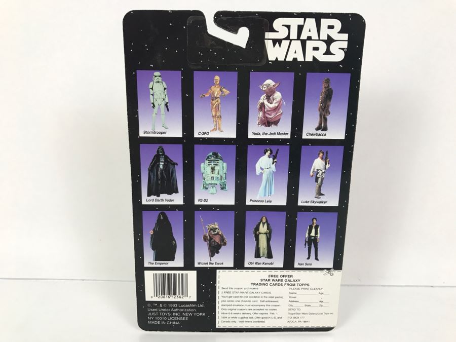 STAR WARS Bend-Ems With Limited Edition Trading Card C-3PO Topps Just Toys 1993 12362 New On Card [Photo 7]
