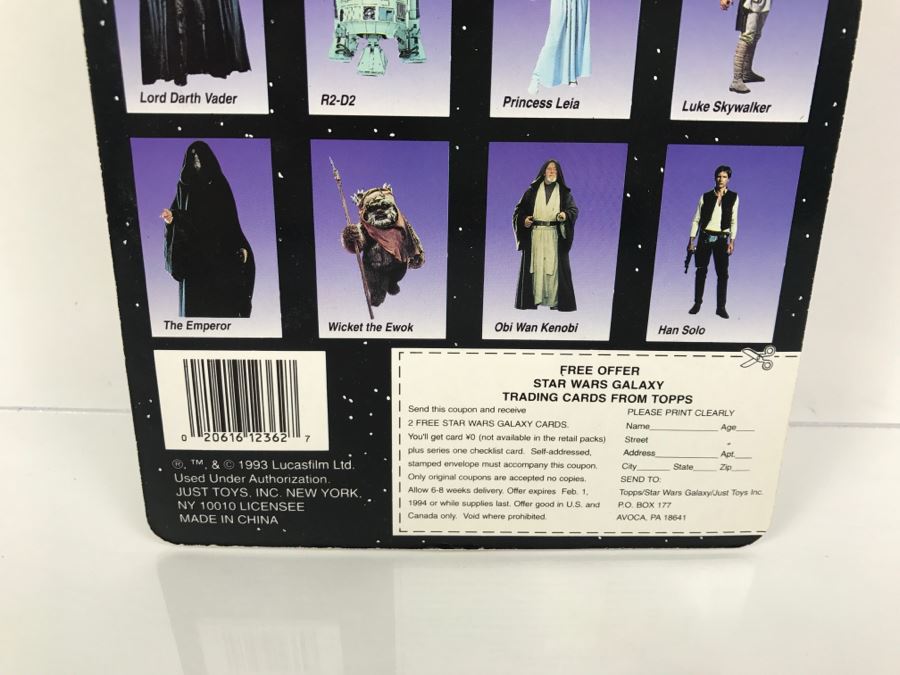 STAR WARS Bend-Ems With Limited Edition Trading Card C-3PO Topps Just Toys 1993 12362 New On Card [Photo 9]