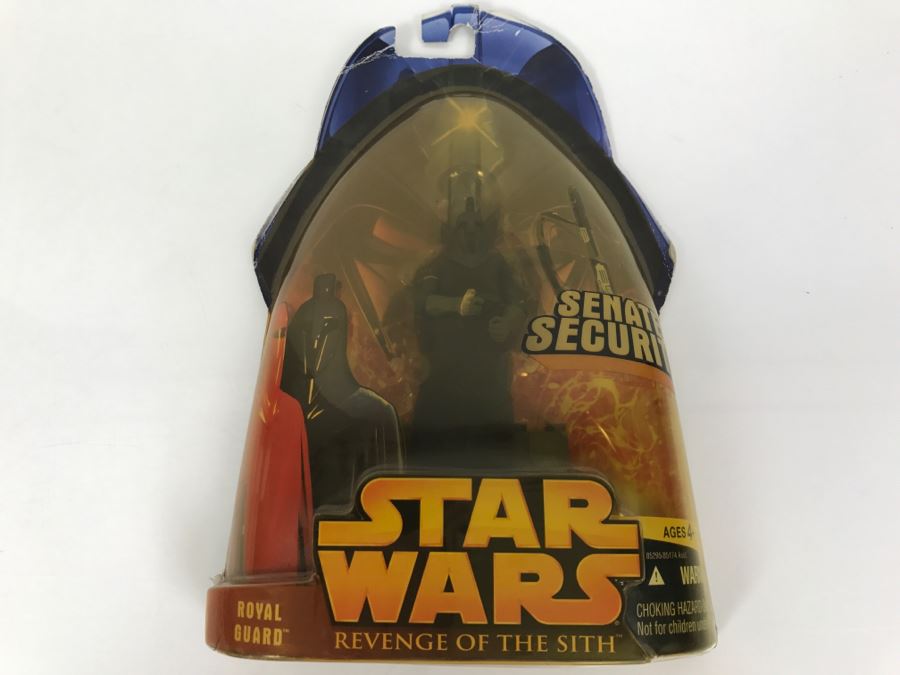 STAR WARS Revenge Of The Sith Senate Security Royal Guard Black 23 Collection 2 Hasbro 2005 85295/85174  New On Card