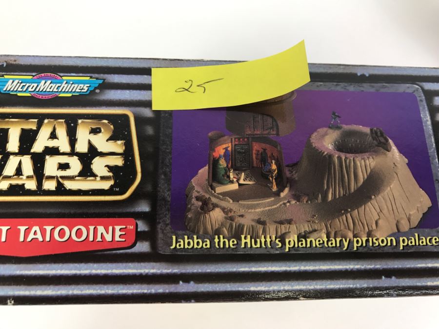 STAR WARS Planet Tatooine Micro Machines Jabba The Hutt’s Planetary Prison Palace Galoob Toys 1996 65858 New On Card [Photo 11]