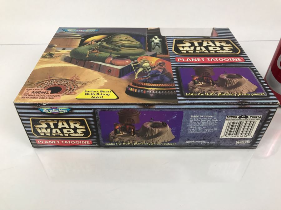 STAR WARS Planet Tatooine Micro Machines Jabba The Hutt’s Planetary Prison Palace Galoob Toys 1996 65858 New On Card [Photo 9]