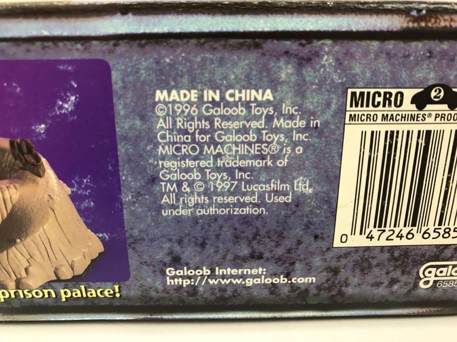 STAR WARS Planet Tatooine Micro Machines Jabba The Hutt’s Planetary Prison Palace Galoob Toys 1996 65858 New On Card [Photo 10]