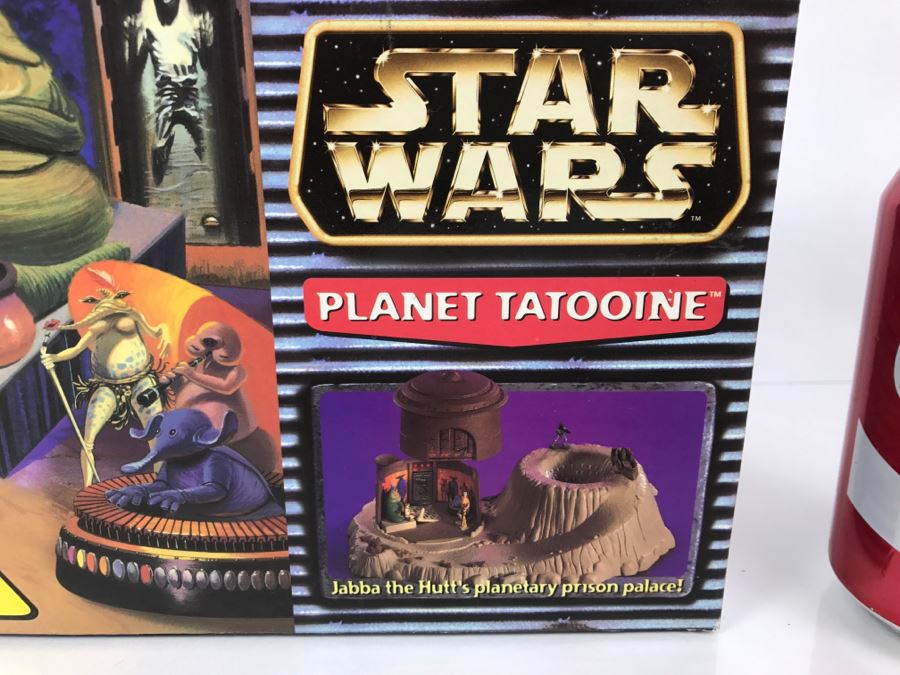 STAR WARS Planet Tatooine Micro Machines Jabba The Hutt’s Planetary Prison Palace Galoob Toys 1996 65858 New On Card [Photo 4]