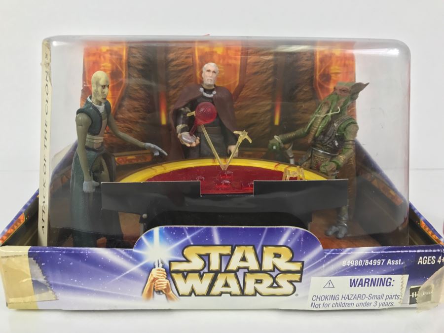 STAR WARS Attack Of The Clones Geonosian War Chamber Poggle The Lesser Count Dooku San Hill Hasbro 2003 84980/84997 New In Box [Photo 2]