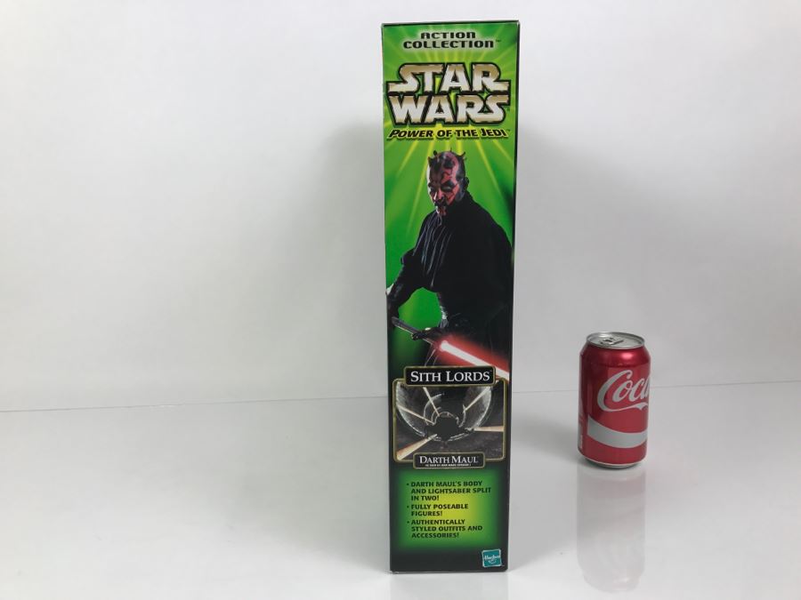 STAR WARS Power Of The Jedi Sith Lords Darth Vader Darth Maul Hasbro 2000 32438 New In Box [Photo 21]