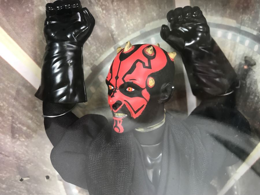STAR WARS Power Of The Jedi Sith Lords Darth Vader Darth Maul Hasbro 2000 32438 New In Box [Photo 11]