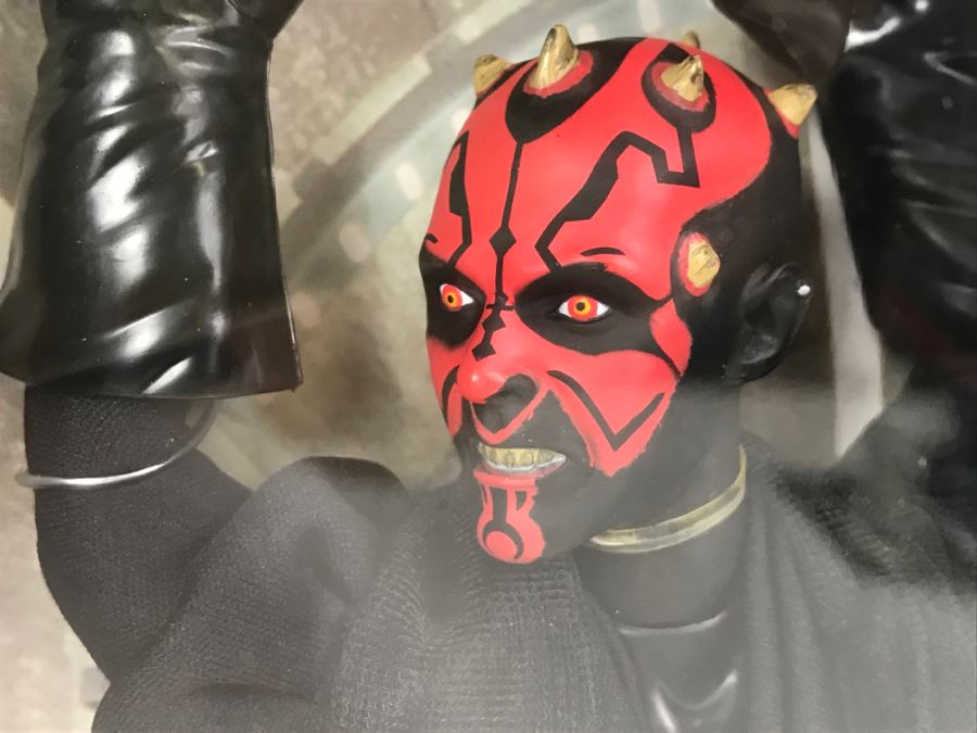 STAR WARS Power Of The Jedi Sith Lords Darth Vader Darth Maul Hasbro 2000 32438 New In Box [Photo 12]