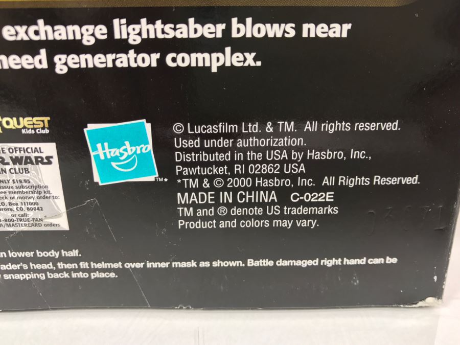 STAR WARS Power Of The Jedi Sith Lords Darth Vader Darth Maul Hasbro 2000 32438 New In Box [Photo 20]