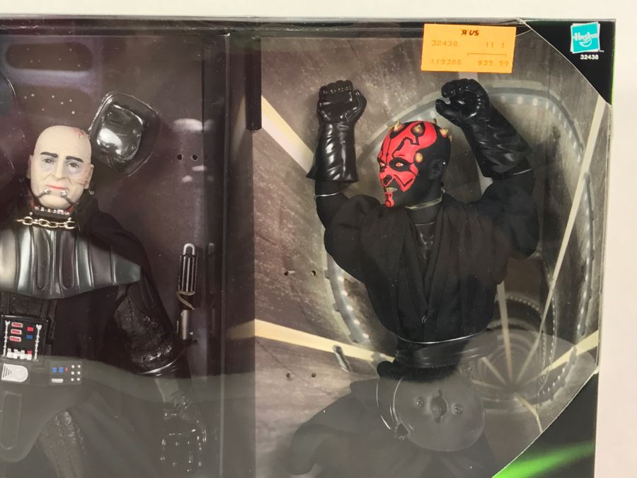 STAR WARS Power Of The Jedi Sith Lords Darth Vader Darth Maul Hasbro ...