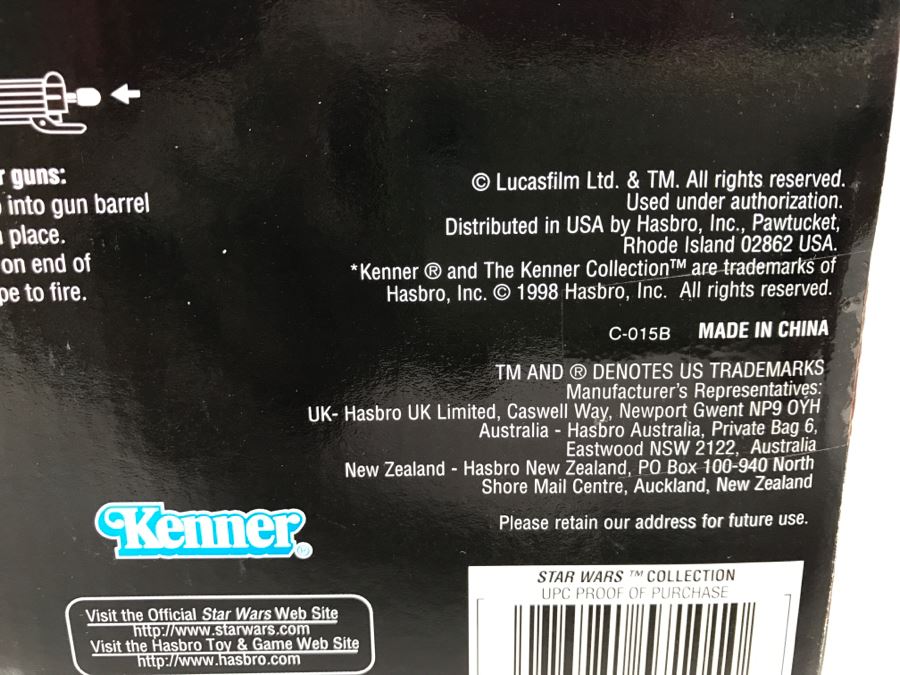 STAR WARS Action Collection Rebel Alliance Luke Skywalker, Princess Leia, Han Solo Kenner Collection Hasbro 1998 57101 New In Box [Photo 24]