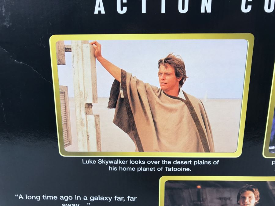 STAR WARS Action Collection Rebel Alliance Luke Skywalker, Princess Leia, Han Solo Kenner Collection Hasbro 1998 57101 New In Box [Photo 20]