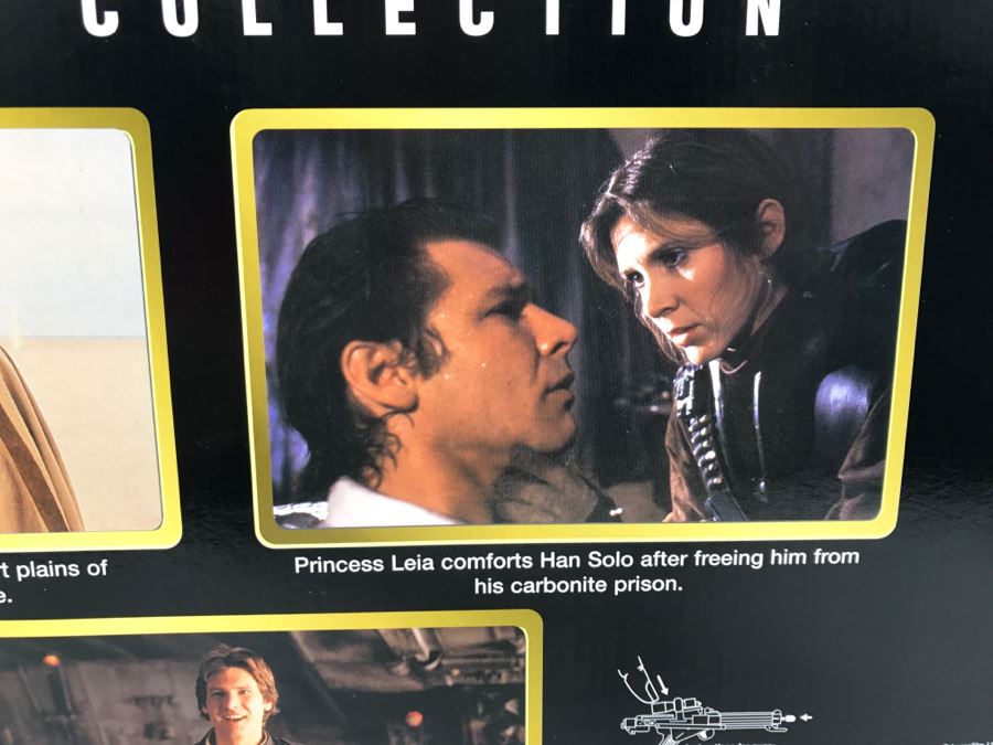 STAR WARS Action Collection Rebel Alliance Luke Skywalker, Princess Leia, Han Solo Kenner Collection Hasbro 1998 57101 New In Box [Photo 21]