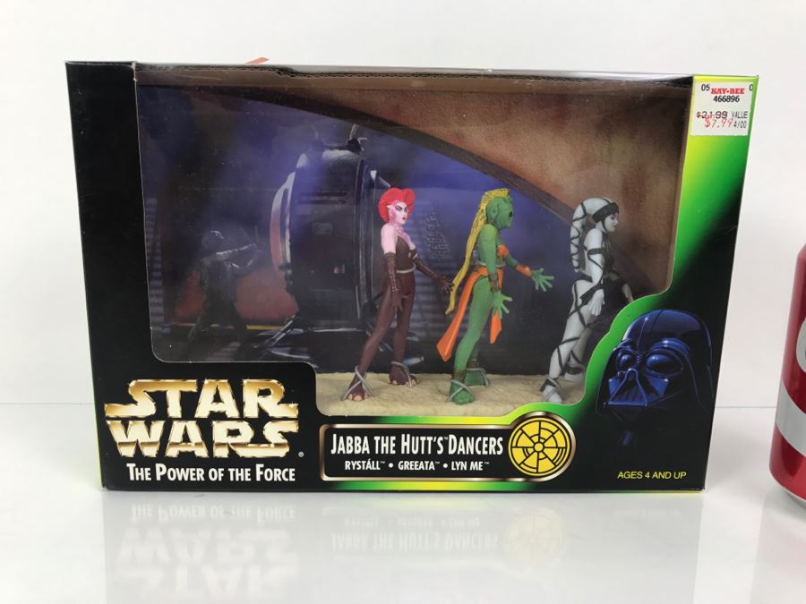 STAR WARS The Power Of The Force Jabba The Hutt’s Dancers Rystall, Greeata, Lyn Me Hasbro 1998  New In Box [Photo 1]