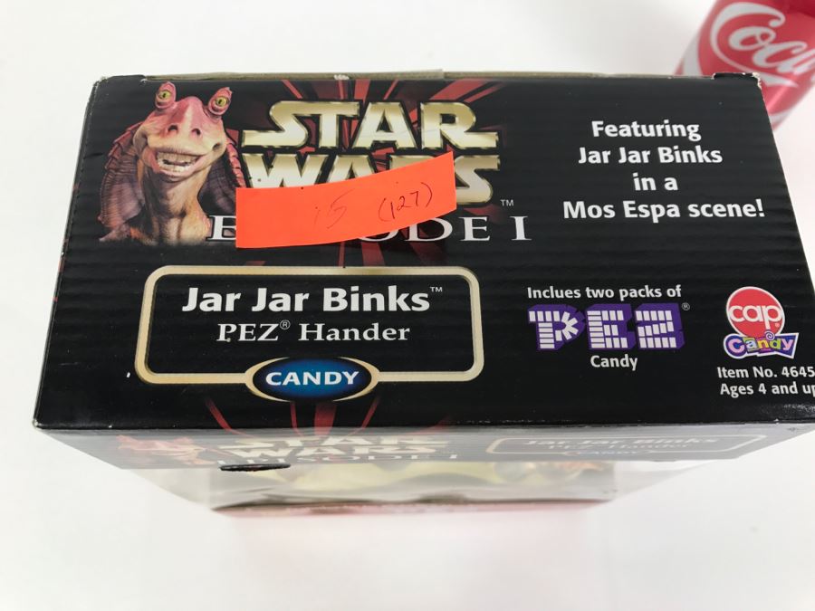 star wars jar jar binks pez dispenser