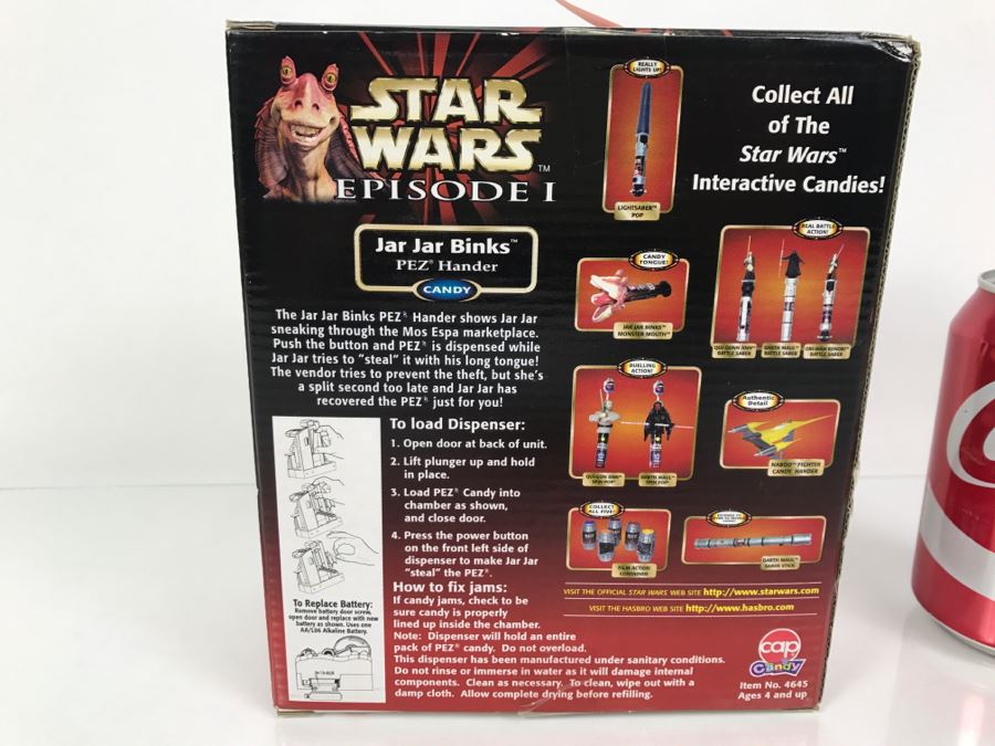 star wars jar jar binks pez dispenser