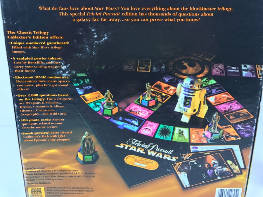 STAR WARS Trivial Pursuit Classic Trilogy Collector’s Edition Parker Brothers 1997 [Photo 8]
