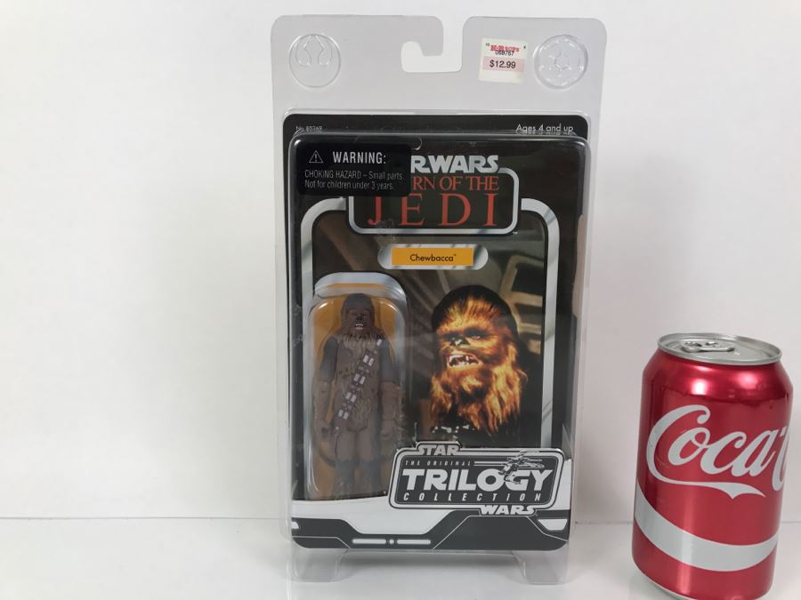 STAR WARS The Original Trilogy Collection Return Of The Jedi Chewbacca Hasbro 2004 85269 New On Card