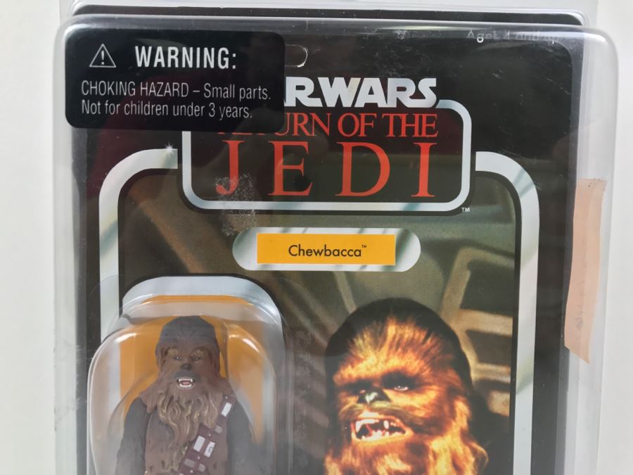 STAR WARS The Original Trilogy Collection Return Of The Jedi Chewbacca Hasbro 2004 85269 New On Card [Photo 4]