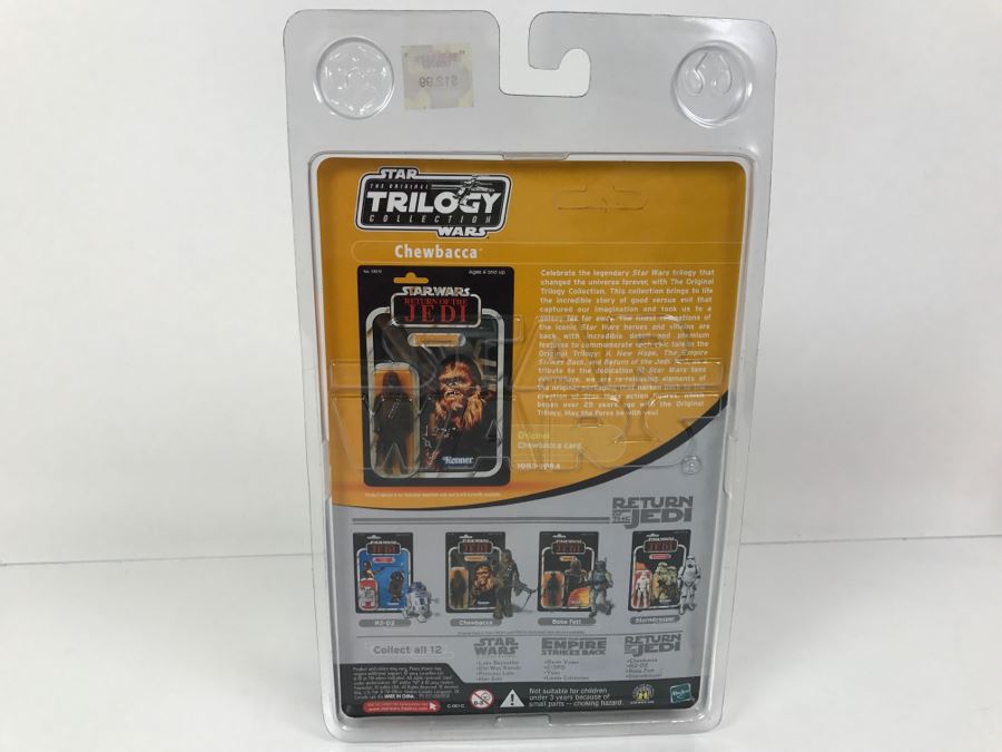 STAR WARS The Original Trilogy Collection Return Of The Jedi Chewbacca Hasbro 2004 85269 New On Card [Photo 9]