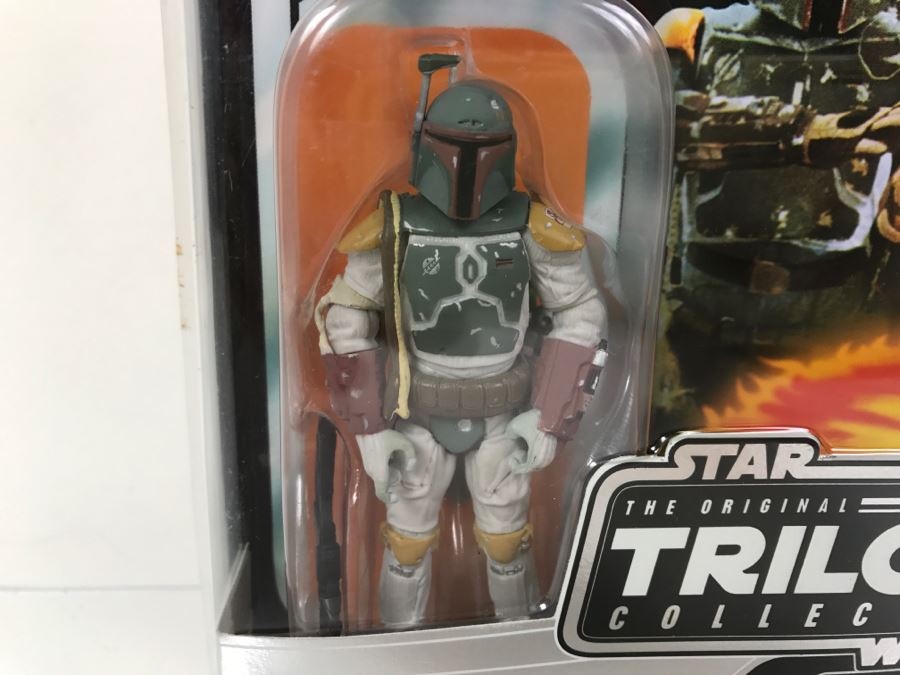 STAR WARS The Original Trilogy Collection Return Of The Jedi Boba Fett Hasbro 2004 85271 New On Card [Photo 6]