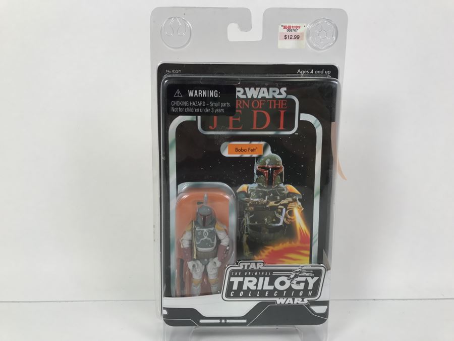STAR WARS The Original Trilogy Collection Return Of The Jedi Boba Fett Hasbro 2004 85271 New On Card