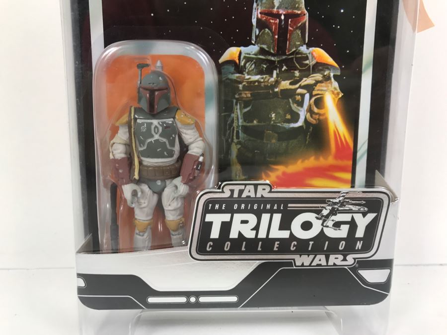 STAR WARS The Original Trilogy Collection Return Of The Jedi Boba Fett Hasbro 2004 85271 New On Card [Photo 5]