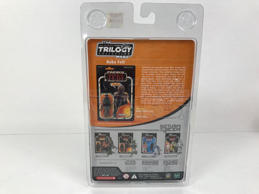 STAR WARS The Original Trilogy Collection Return Of The Jedi Boba Fett Hasbro 2004 85271 New On Card [Photo 8]