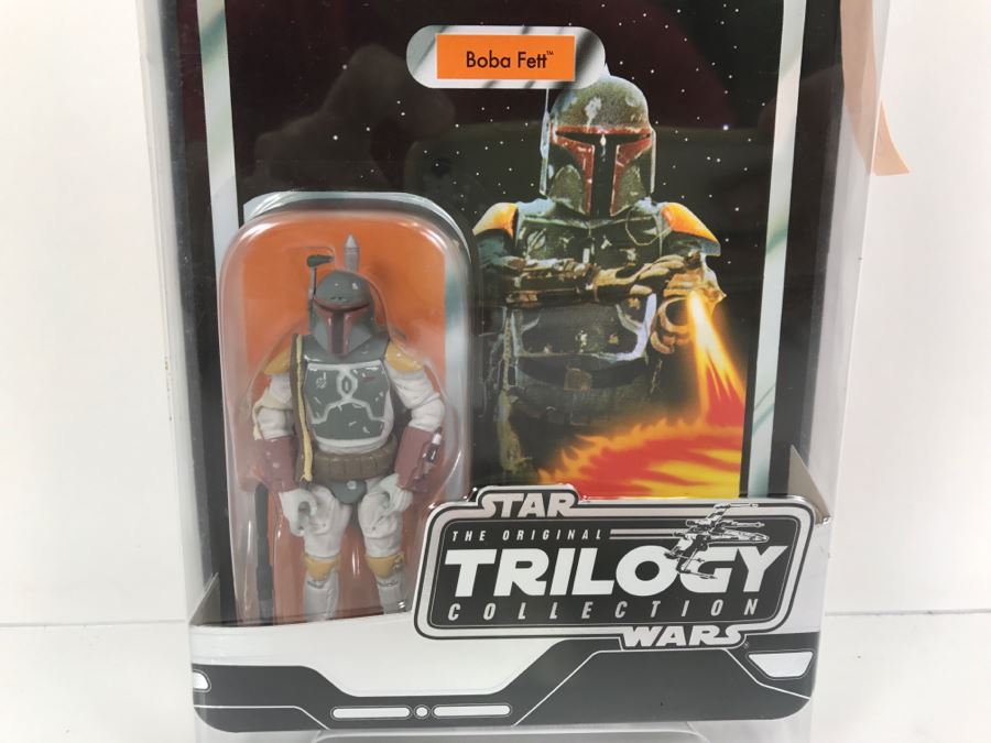 STAR WARS The Original Trilogy Collection Return Of The Jedi Boba Fett Hasbro 2004 85271 New On Card [Photo 4]