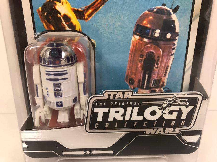 STAR WARS The Original Trilogy Collection Return Of The Jedi R2-D2 Artoo Detoo With Extension Arm Hasbro 2004 85270 New On Card [Photo 6]