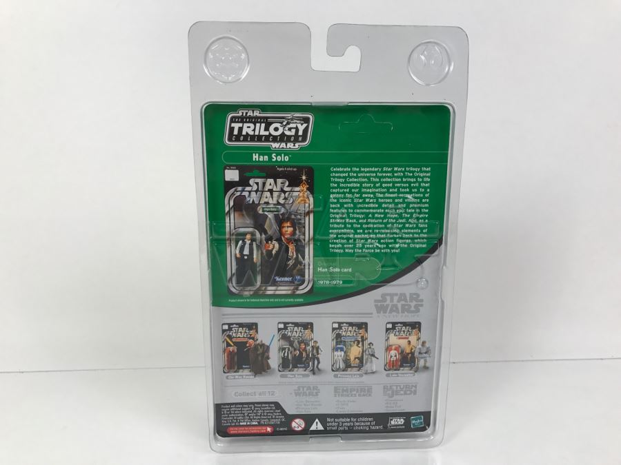 STAR WARS The Original Trilogy Collection Han Solo Hasbro 2004 85224 New On Card [Photo 7]