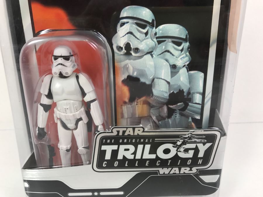STAR WARS The Original Trilogy Collection Return Of The Jedi Stormtrooper Hasbro 2004 85272 New On Card [Photo 6]
