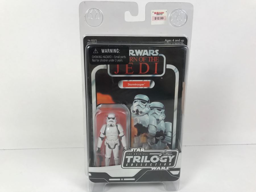 STAR WARS The Original Trilogy Collection Return Of The Jedi Stormtrooper Hasbro 2004 85272 New On Card [Photo 1]