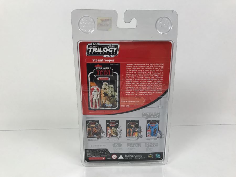 STAR WARS The Original Trilogy Collection Return Of The Jedi Stormtrooper Hasbro 2004 85272 New On Card [Photo 7]