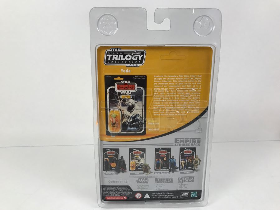 STAR WARS The Original Trilogy Collection The Empire Strikes Back Yoda Hasbro 2004 85237 New On Card [Photo 7]