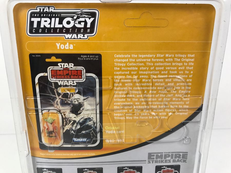 STAR WARS The Original Trilogy Collection The Empire Strikes Back Yoda Hasbro 2004 85237 New On Card [Photo 8]