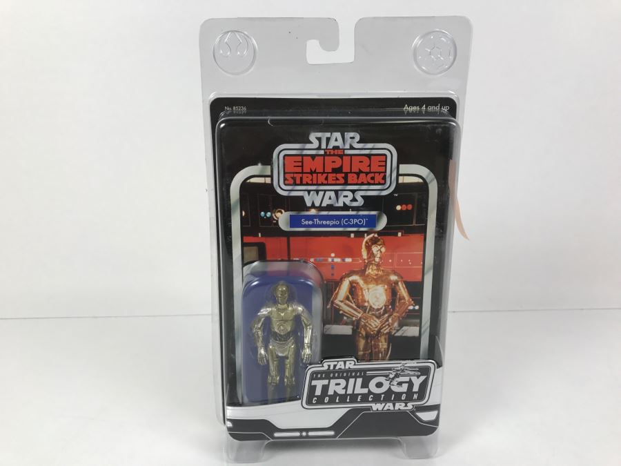 STAR WARS The Original Trilogy Collection The Empire Strikes Back See-Threepio C-3PO Hasbro 2004 85236 New On Card