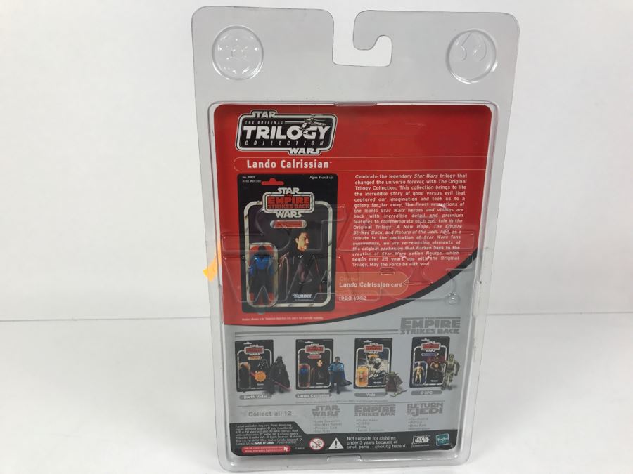 STAR WARS The Original Trilogy Collection The Empire Strikes Back Lando Calrissian Hasbro 2004 85238 New On Card [Photo 8]