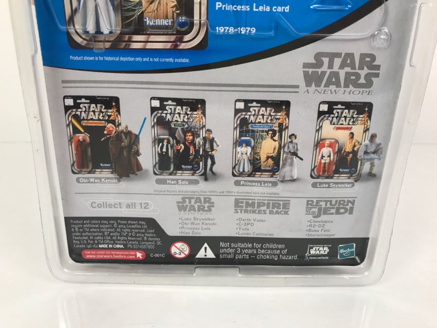 STAR WARS The Original Trilogy Collection Princess Leia Organa Hasbro 2004 85225 New On Card [Photo 9]