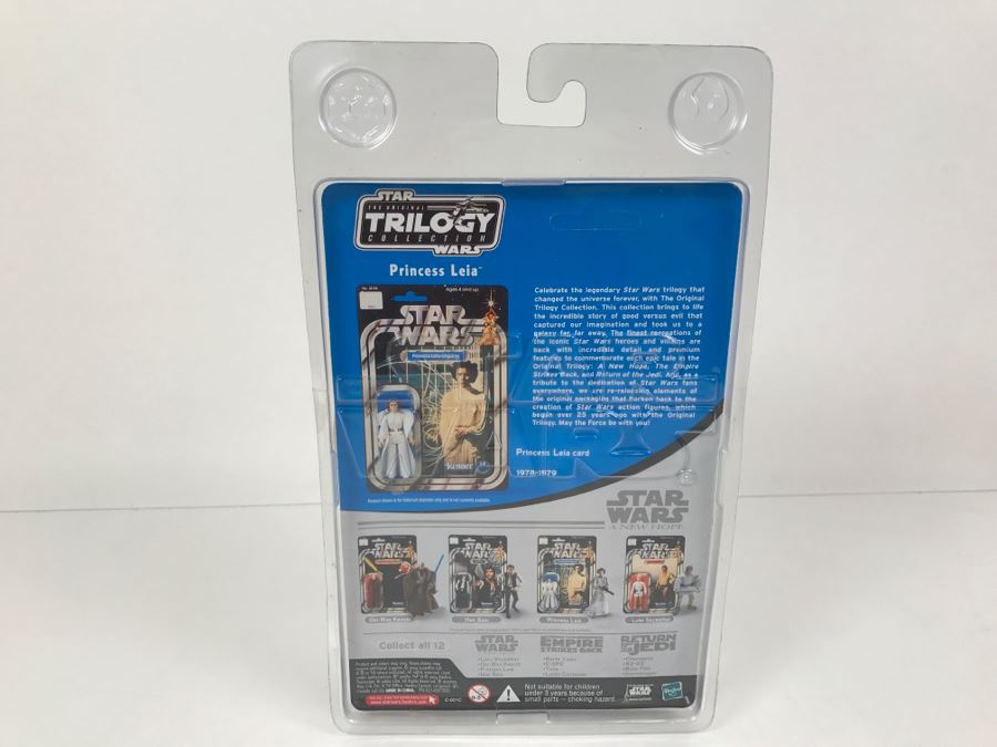STAR WARS The Original Trilogy Collection Princess Leia Organa Hasbro 2004 85225 New On Card [Photo 7]