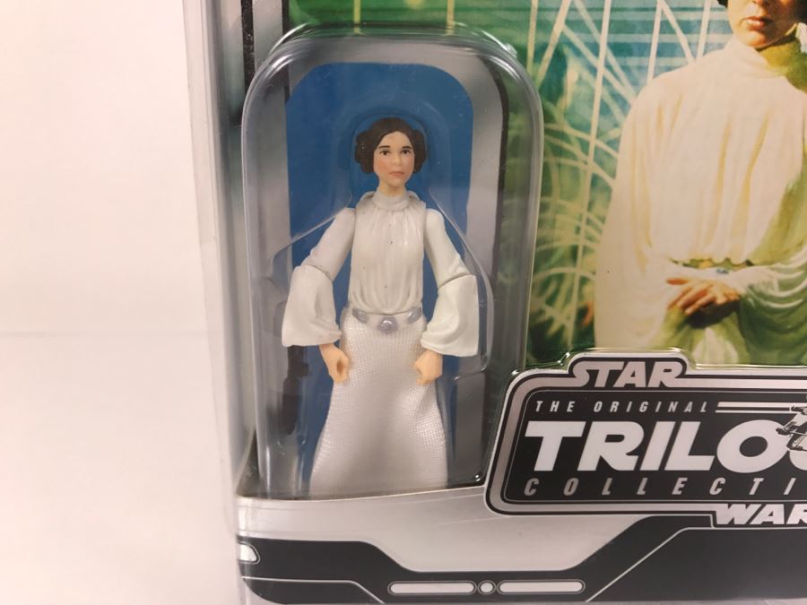 STAR WARS The Original Trilogy Collection Princess Leia Organa Hasbro 2004 85225 New On Card [Photo 5]