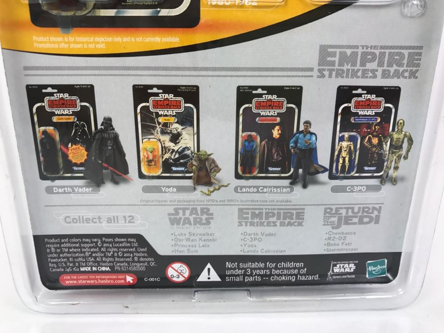 STAR WARS The Original Trilogy Collection The Empire Strikes Back Darth Vader Hasbro 2004 85235 New On Card [Photo 9]