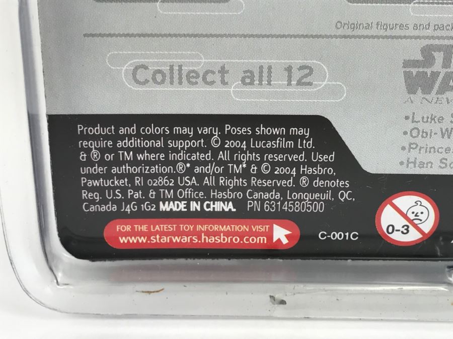 STAR WARS The Original Trilogy Collection The Empire Strikes Back Darth Vader Hasbro 2004 85235 New On Card [Photo 12]