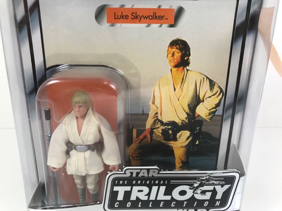 STAR WARS The Original Trilogy Collection Luke Skywalker Hasbro 2004 85214 New On Card [Photo 4]