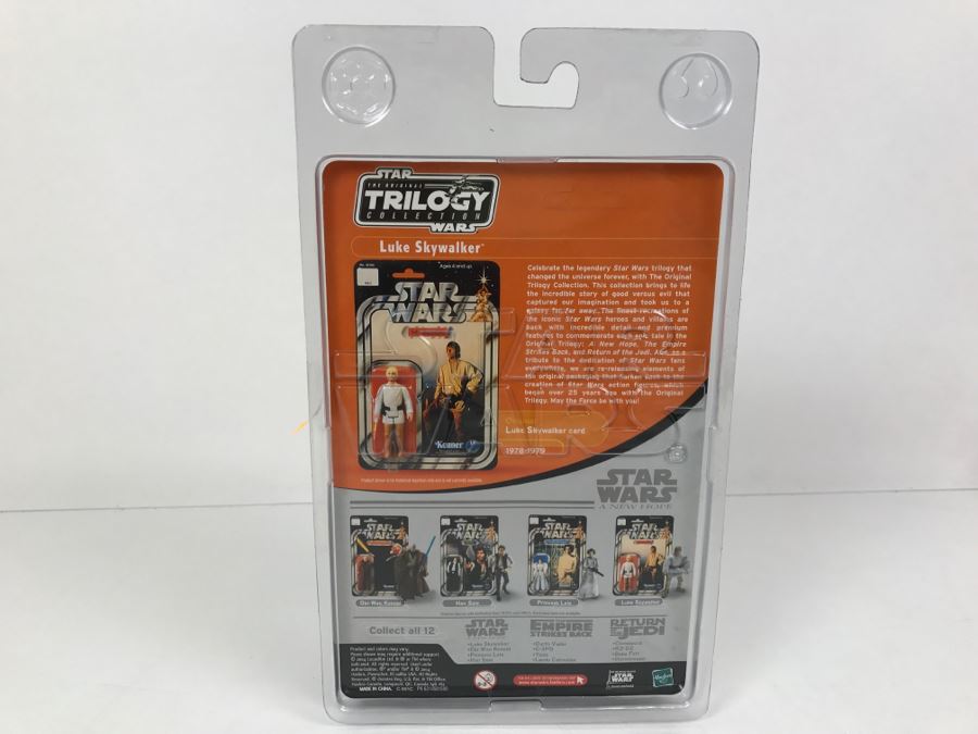 STAR WARS The Original Trilogy Collection Luke Skywalker Hasbro 2004 85214 New On Card [Photo 6]