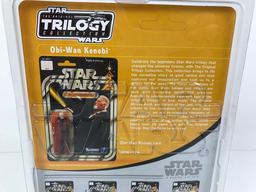 STAR WARS The Original Trilogy Collection Ben Obi-Wan Kenobi Hasbro 2004 85215 New On Card [Photo 9]