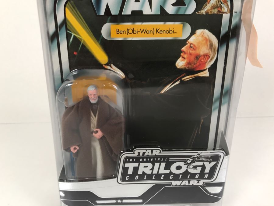 STAR WARS The Original Trilogy Collection Ben Obi-Wan Kenobi Hasbro 2004 85215 New On Card [Photo 4]