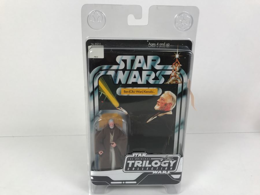 STAR WARS The Original Trilogy Collection Ben Obi-Wan Kenobi Hasbro 2004 85215 New On Card [Photo 1]