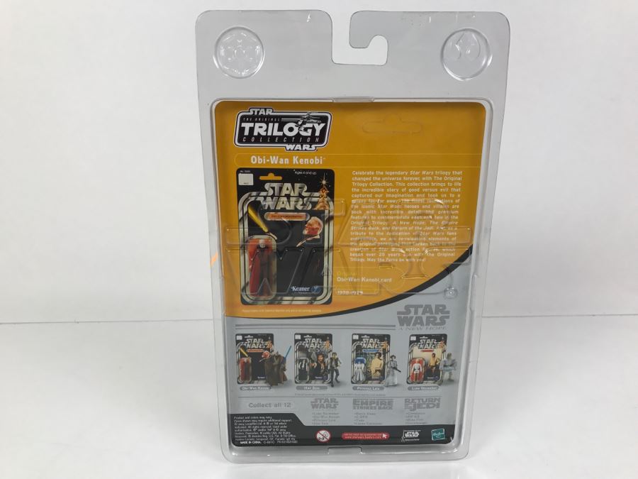 STAR WARS The Original Trilogy Collection Ben Obi-Wan Kenobi Hasbro 2004 85215 New On Card [Photo 8]